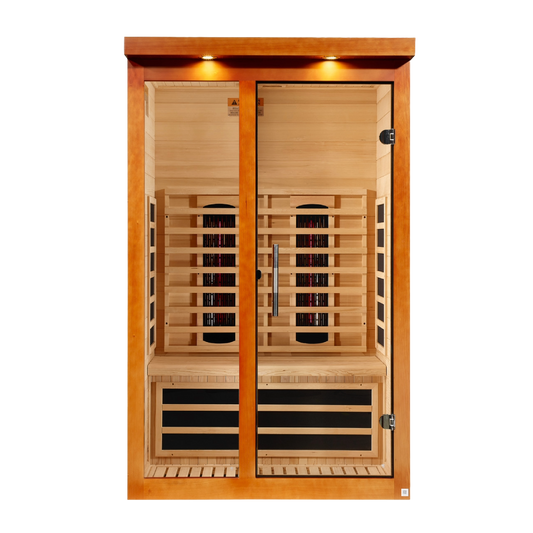 Dynamic "Llumeneres" 2 Person Full Spectrum Nero Zero EMF FAR IR Sauna (DYN-6215-03 FS)