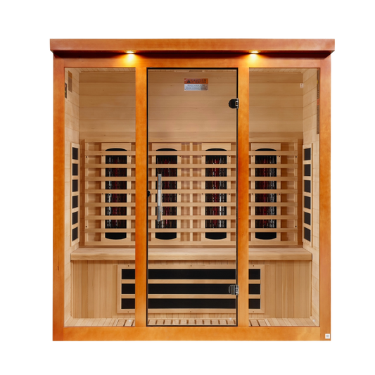Dynamic Vila Grande 4 Person Full Spectrum Nero Zero EMF FAR IR Sauna (DYN-6415-03 FS)