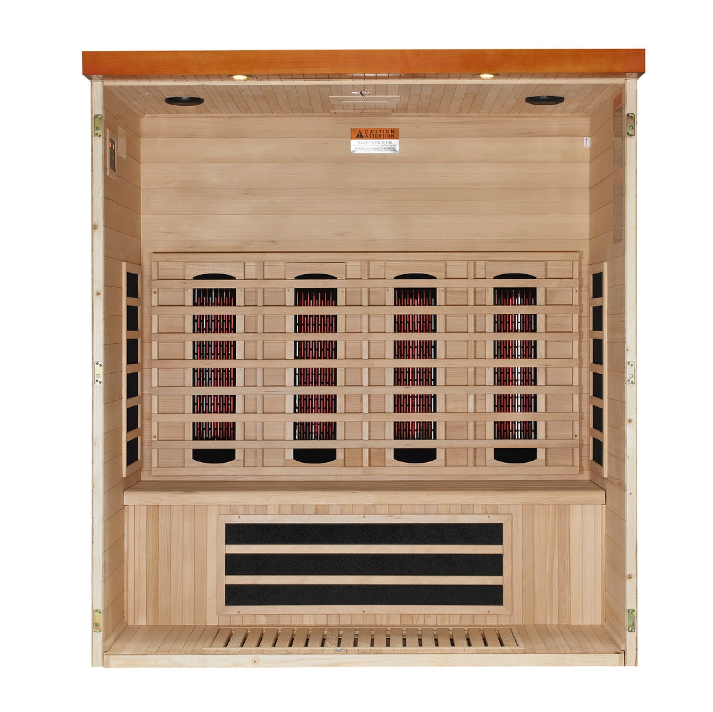 Dynamic Vila Grande 4 Person Full Spectrum Nero Zero EMF FAR IR Sauna (DYN-6415-03 FS)