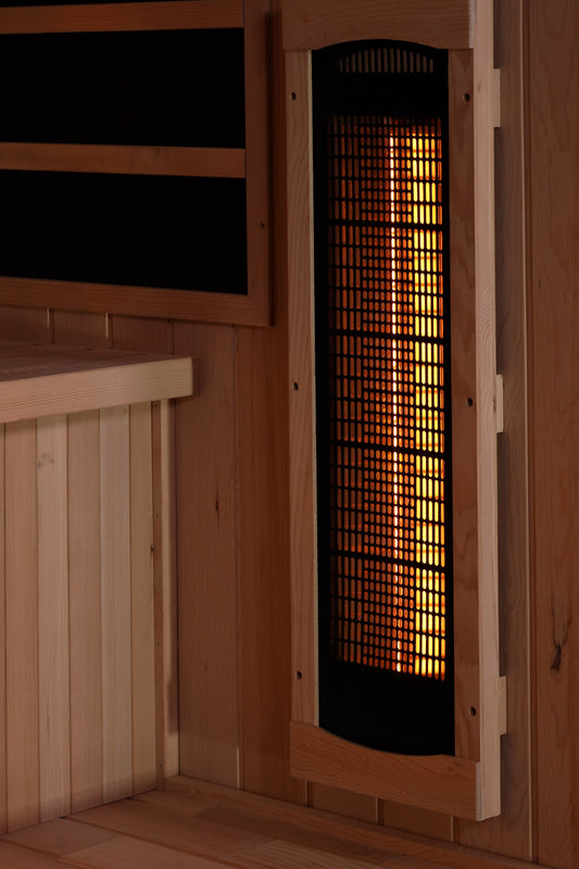 Golden Designs 4-person Reserve Edition 8040-03 Full Spectrum with Himalayan Salt Bar