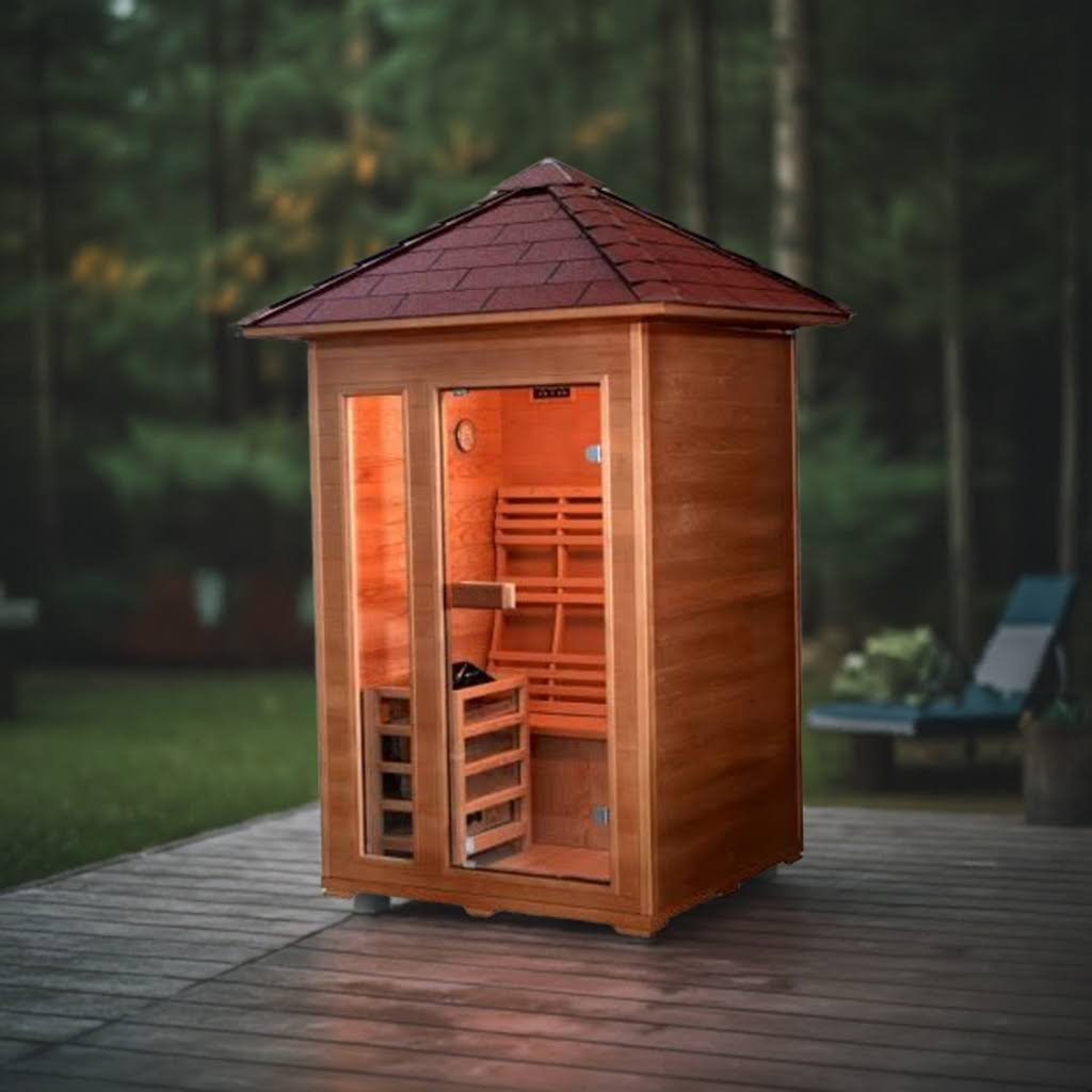 The Bristow 2-Person Outdoor Traditional Sauna