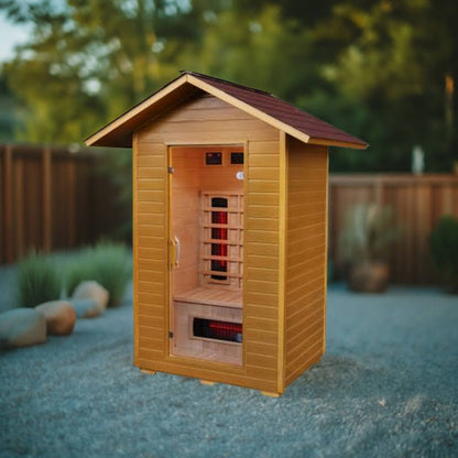The Burlington 2-Person Outdoor Infrared Sauna