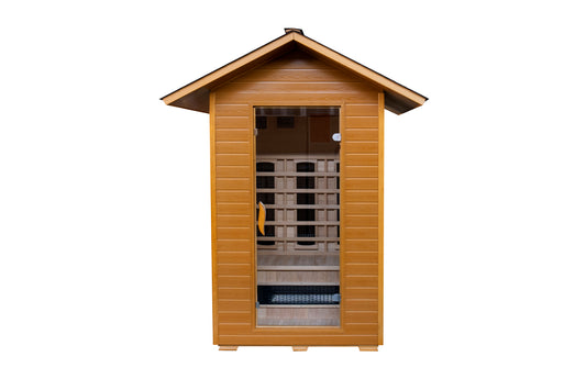 The Burlington 2-Person Outdoor Infrared Sauna