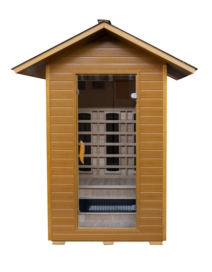 The Burlington 2-Person Outdoor Infrared Sauna
