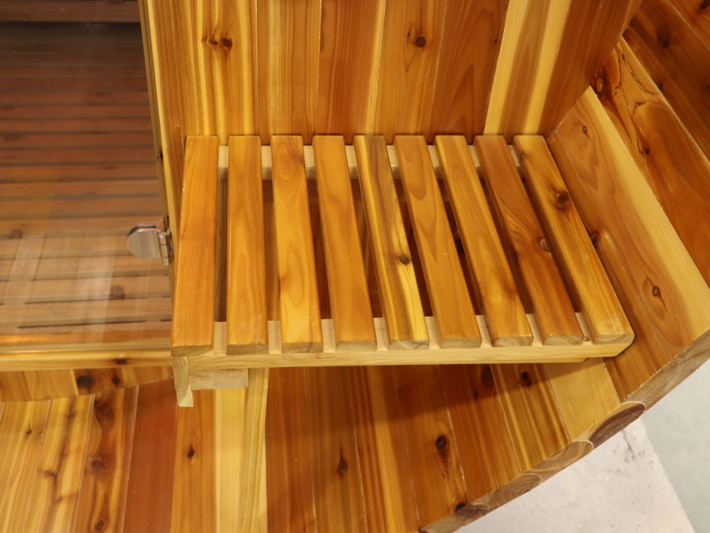 The Oasis 2-4 Person Canopy Barrel Sauna