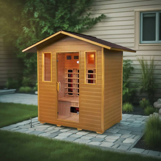 The Cayenne 4-Person Outdoor Infrared Sauna
