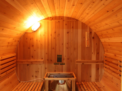The Galley 4-Person Barrel Sauna