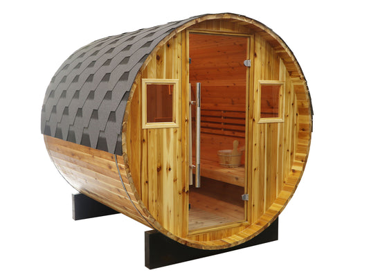 The Galley 4-Person Barrel Sauna