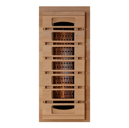8035-03 Salt, Full-Spectrum - 0EMF Far IR Sauna Corner 3 Person