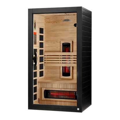 Dynamic Santorini 1-2 Person Full Spectrum Near Zero EMF FAR IR Sauna (DYN-6009-03 FS)