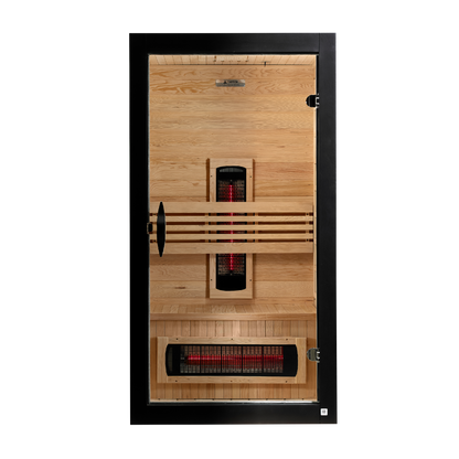 Dynamic Santorini 1-2 Person Full Spectrum Near Zero EMF FAR IR Sauna (DYN-6009-03 FS)