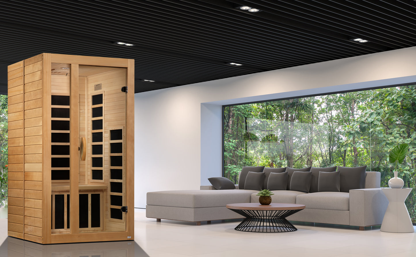 6119-01 Gracia Low EMF 1 Person Sauna
