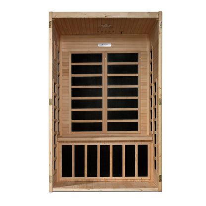 6209-01 Santiago Low EMF 2 Person Sauna