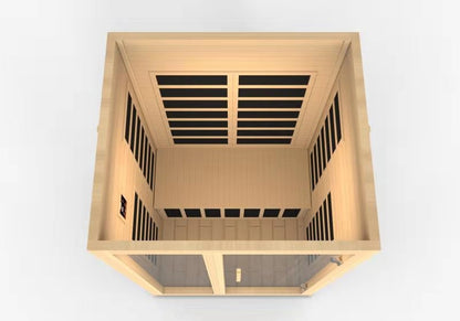 6209-01 Santiago Low EMF 2 Person Sauna