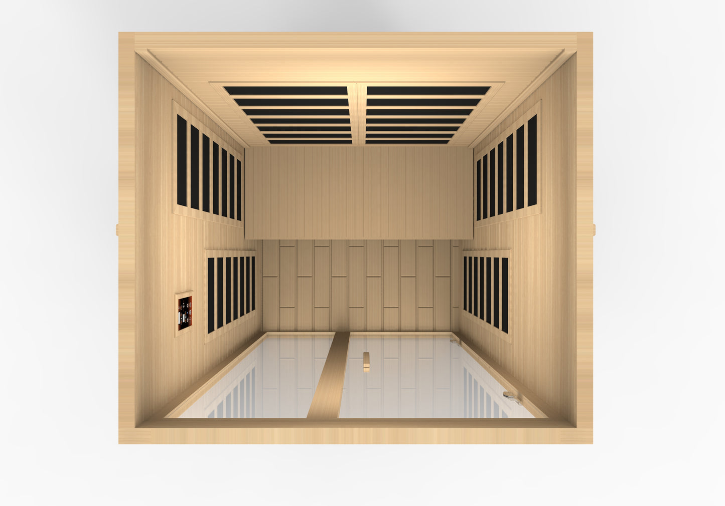 6209-01 Santiago Low EMF 2 Person Sauna