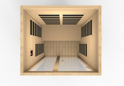 6209-01 Santiago Low EMF 2 Person Sauna