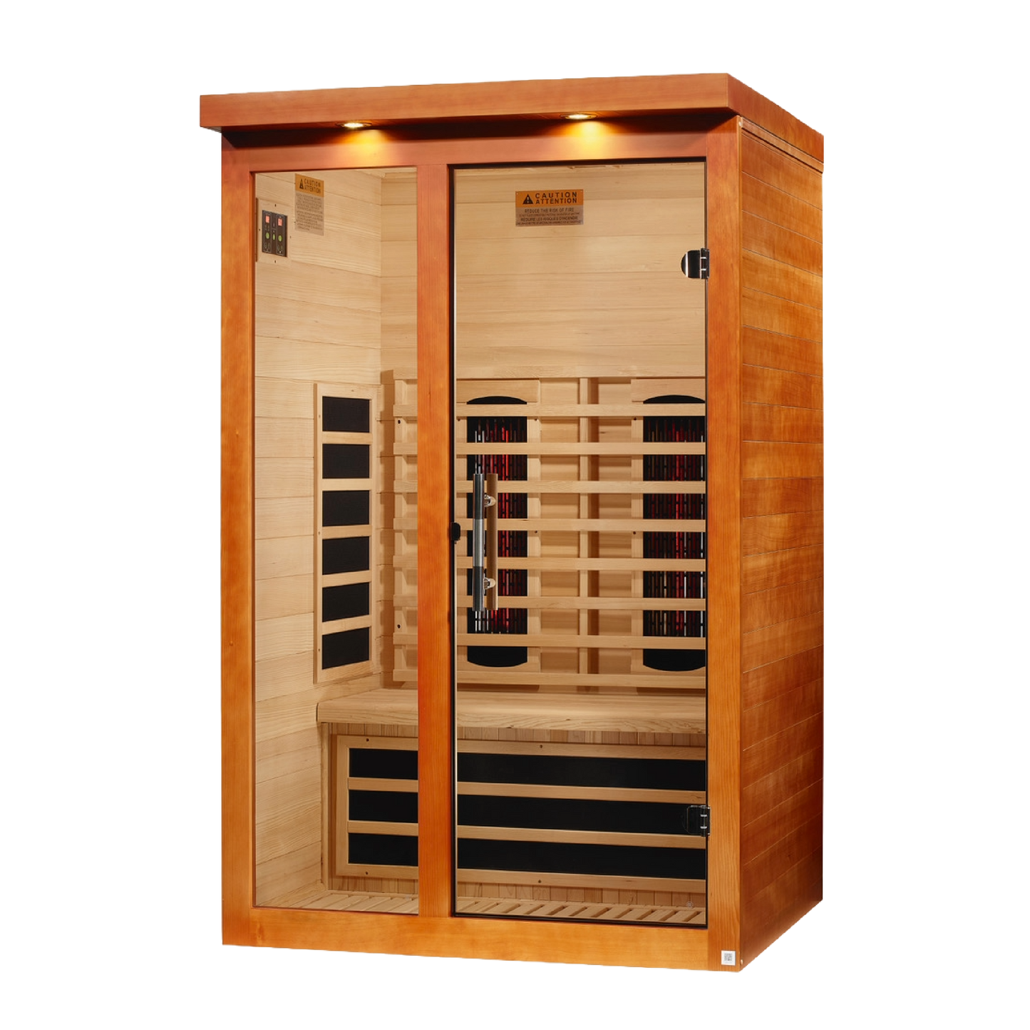 Dynamic "Llumeneres" 2 Person Full Spectrum Nero Zero EMF FAR IR Sauna (DYN-6215-03 FS)