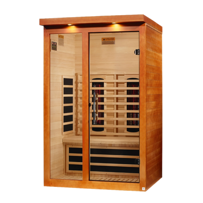 Dynamic "Llumeneres" 2 Person Full Spectrum Nero Zero EMF FAR IR Sauna (DYN-6215-03 FS)