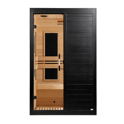 Dynamic "Lucca" 2 Person Low EMF FAR IR Sauna (DYN-6215-05)