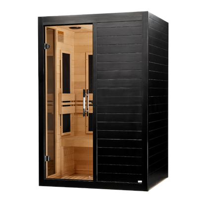 Dynamic "Lucca" 2 Person Low EMF FAR IR Sauna (DYN-6215-05)