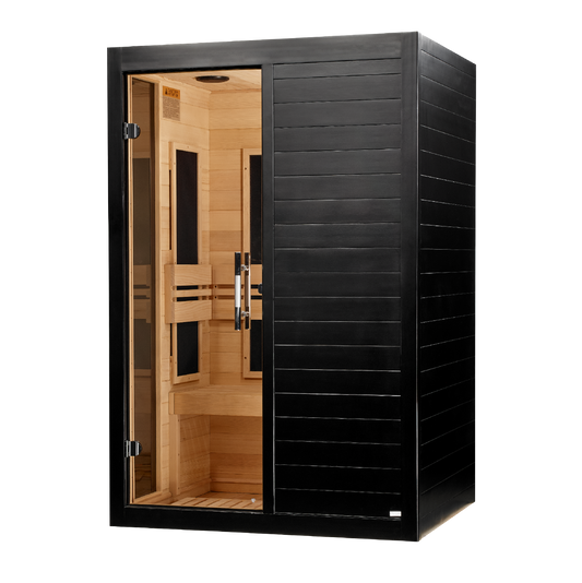 Dynamic "Lucca" 2 Person Low EMF FAR IR Sauna (DYN-6215-05)