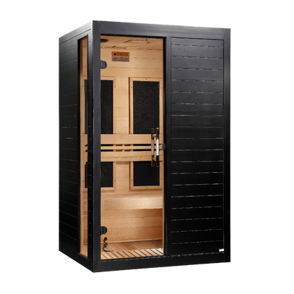 Dynamic "Lucca" 2 Person Low EMF FAR IR Sauna (DYN-6215-05)