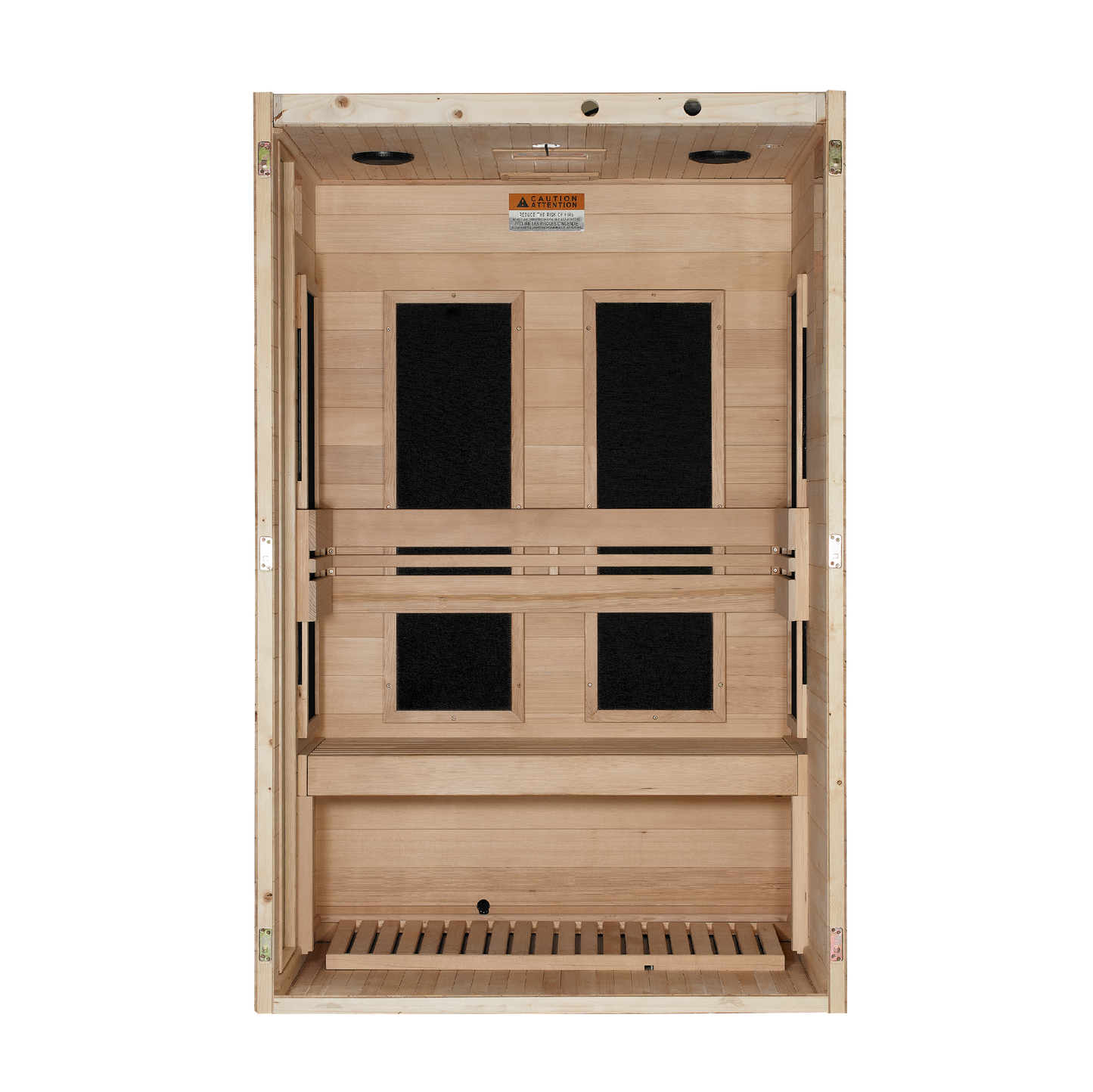 Dynamic "Lucca" 2 Person Low EMF FAR IR Sauna (DYN-6215-05)
