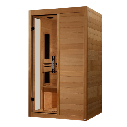 Dynamic "Lucca" 2 Person Low EMF FAR IR Sauna (DYN-6215-05)