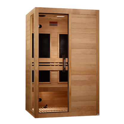 Dynamic "Lucca" 2 Person Low EMF FAR IR Sauna (DYN-6215-05)