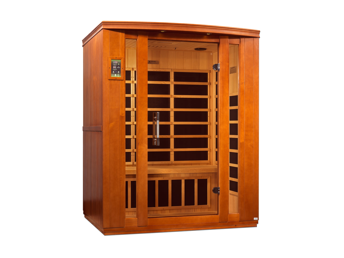 Dynamic Bellagio Elite 3-Person Corner Ultra Low EMF FAR Infrared Sauna (DYN-6306-02)