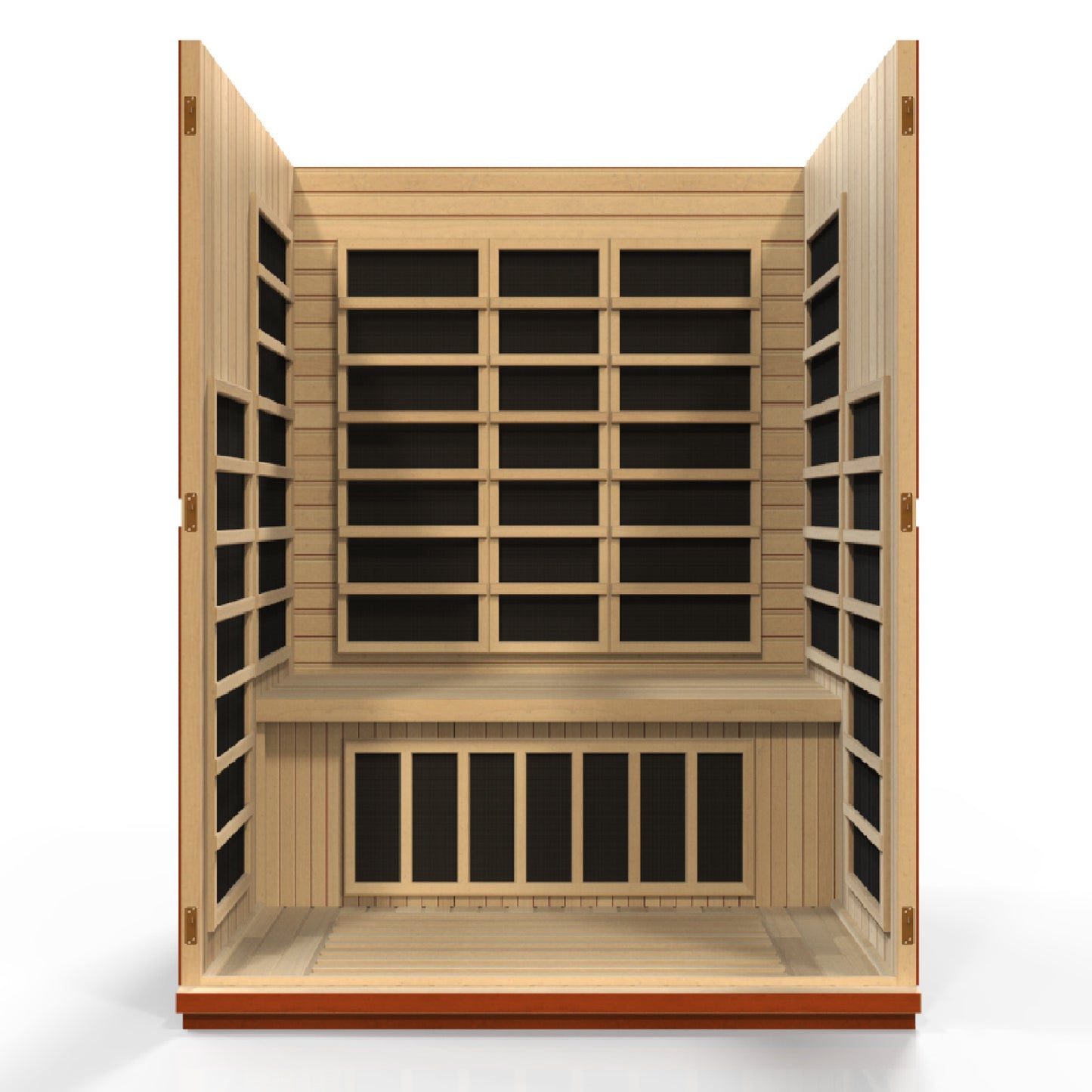 Dynamic Bellagio Elite 3-Person Corner Ultra Low EMF FAR Infrared Sauna (DYN-6306-02)