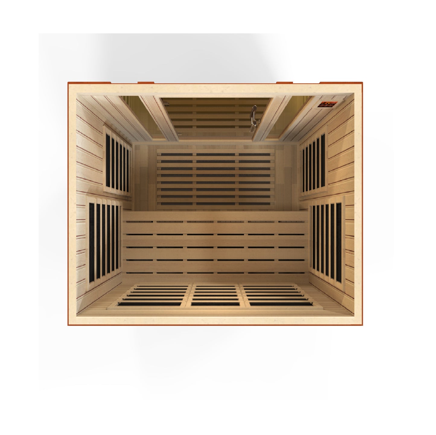 Dynamic Bellagio Elite 3-Person Corner Ultra Low EMF FAR Infrared Sauna (DYN-6306-02)