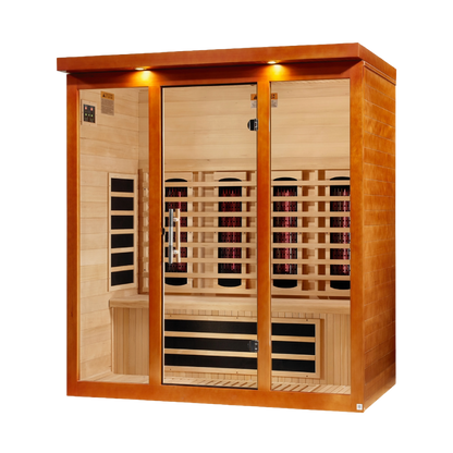 Dynamic Vila Grande 4 Person Full Spectrum Nero Zero EMF FAR IR Sauna (DYN-6415-03 FS)