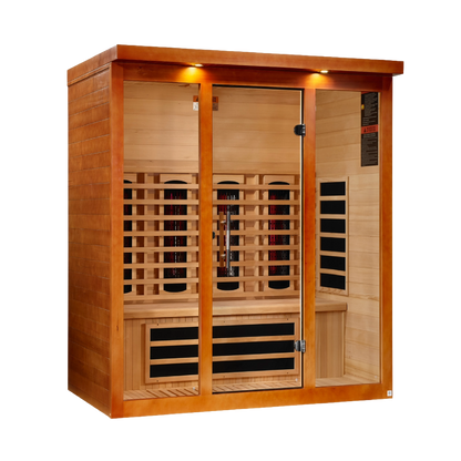 Dynamic Vila Grande 4 Person Full Spectrum Nero Zero EMF FAR IR Sauna (DYN-6415-03 FS)