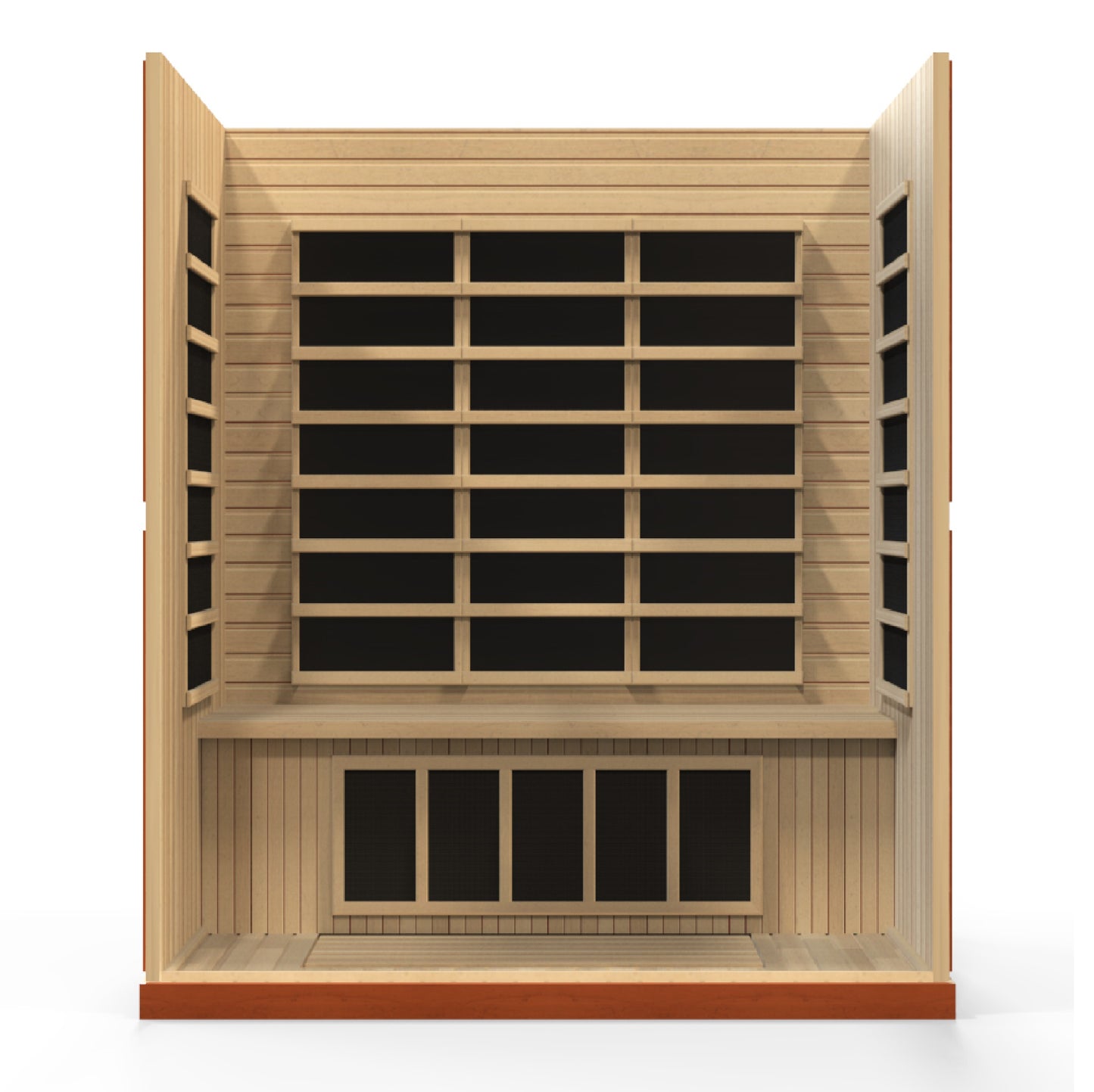 6440-01 Bergamo Low EMF 4 Person Sauna