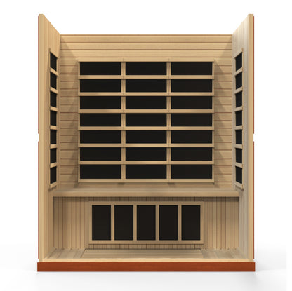 6440-01 Bergamo Low EMF 4 Person Sauna