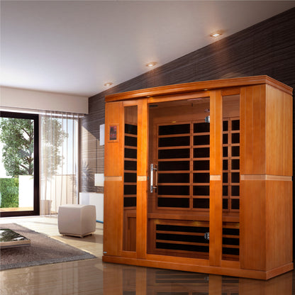 6440-01 Bergamo Low EMF 4 Person Sauna