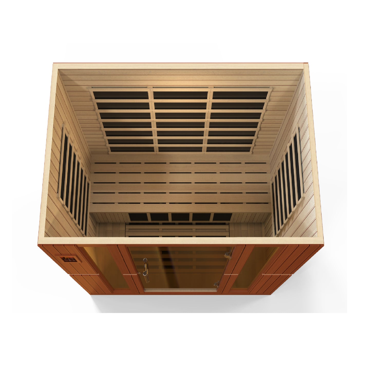6440-01 Bergamo Low EMF 4 Person Sauna