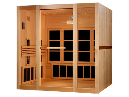Golden Designs 8 Person Full Spectrum Near Zero EMF FAR IR Sauna