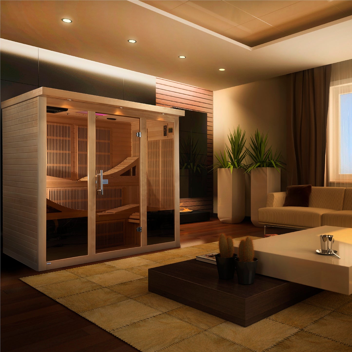 6996-01 Near Zero EMF Far Infrared Sauna