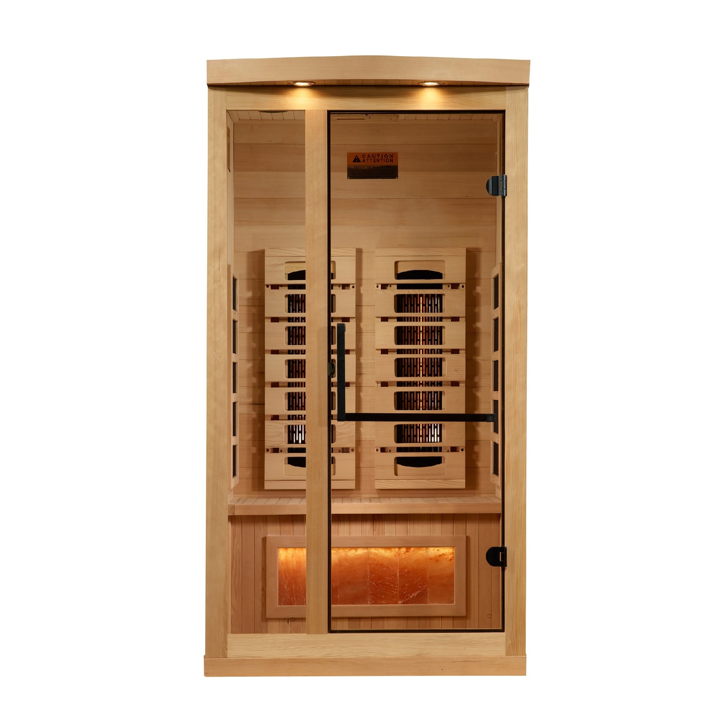 Golden Designs 8030-03 Salt, Full-Spectrum - 0EMF Far IR Sauna 1-2 Person GDI-8010-03