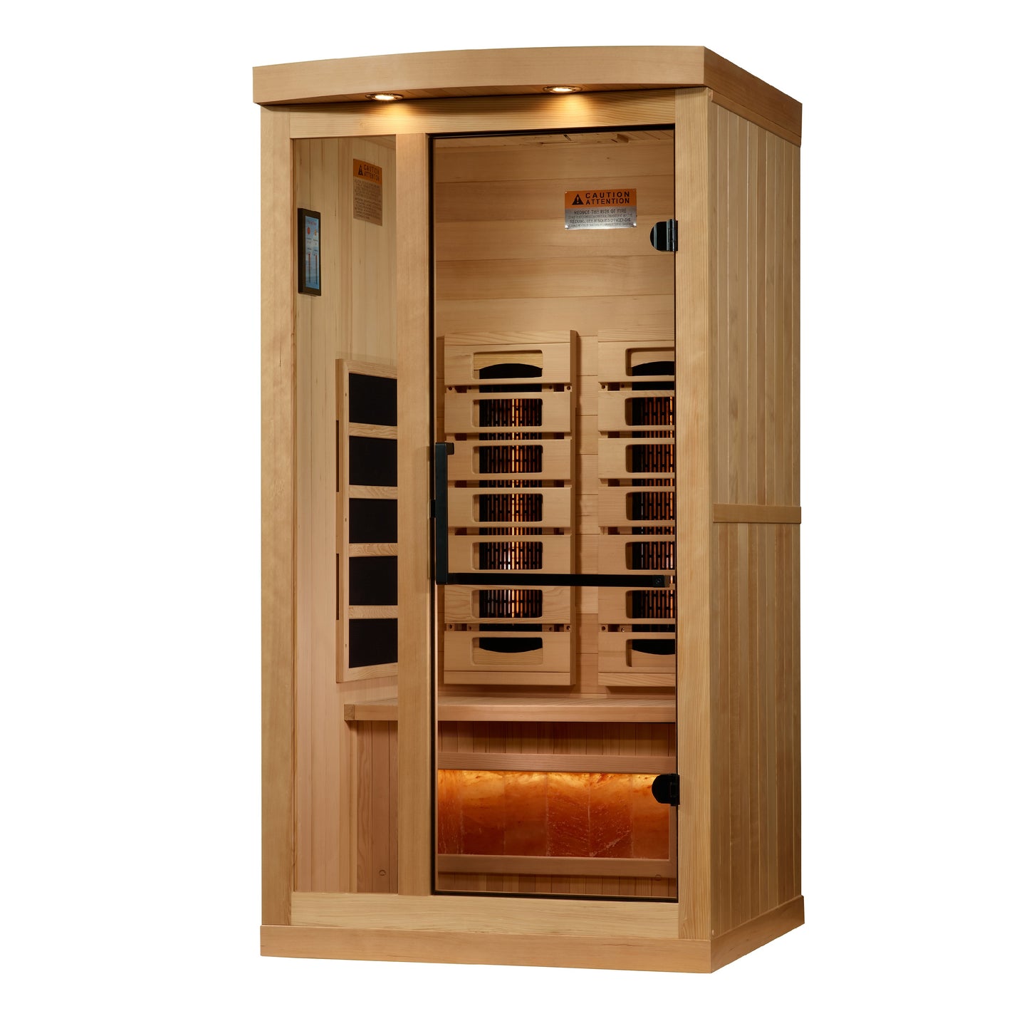 Golden Designs 8030-03 Salt, Full-Spectrum - 0EMF Far IR Sauna 1-2 Person GDI-8010-03
