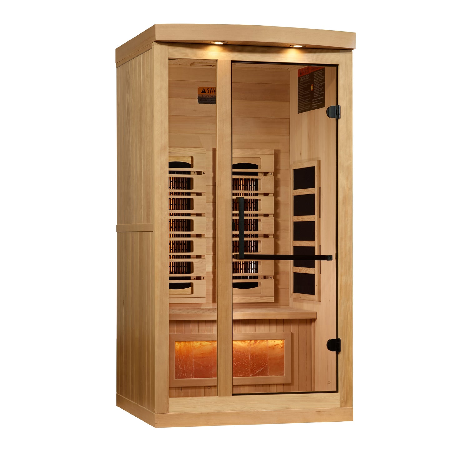 Golden Designs 8030-03 Salt, Full-Spectrum - 0EMF Far IR Sauna 1-2 Person GDI-8010-03