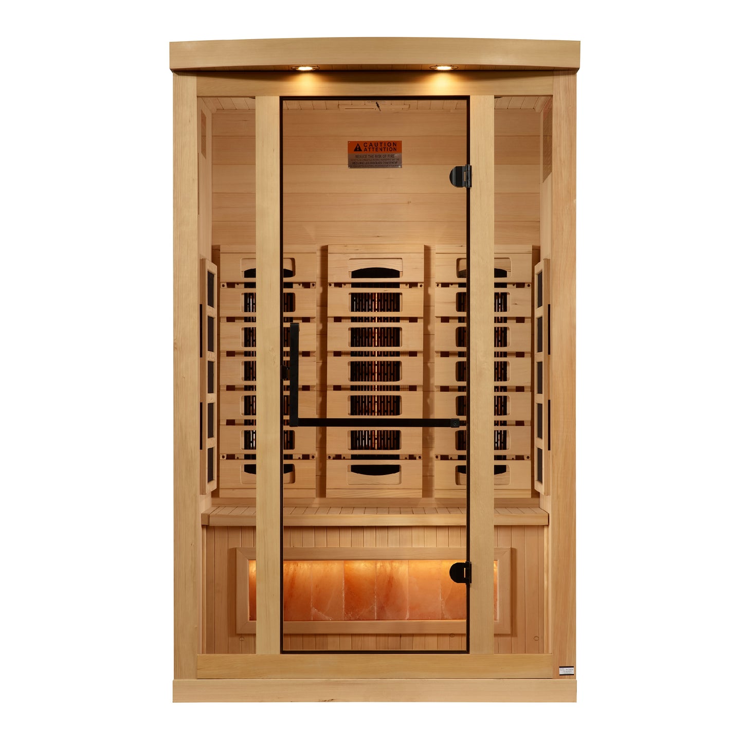 Golden Designs Full-Spectrum Near Zero EMF Far IR Sauna 2 Person GDI-8020-03