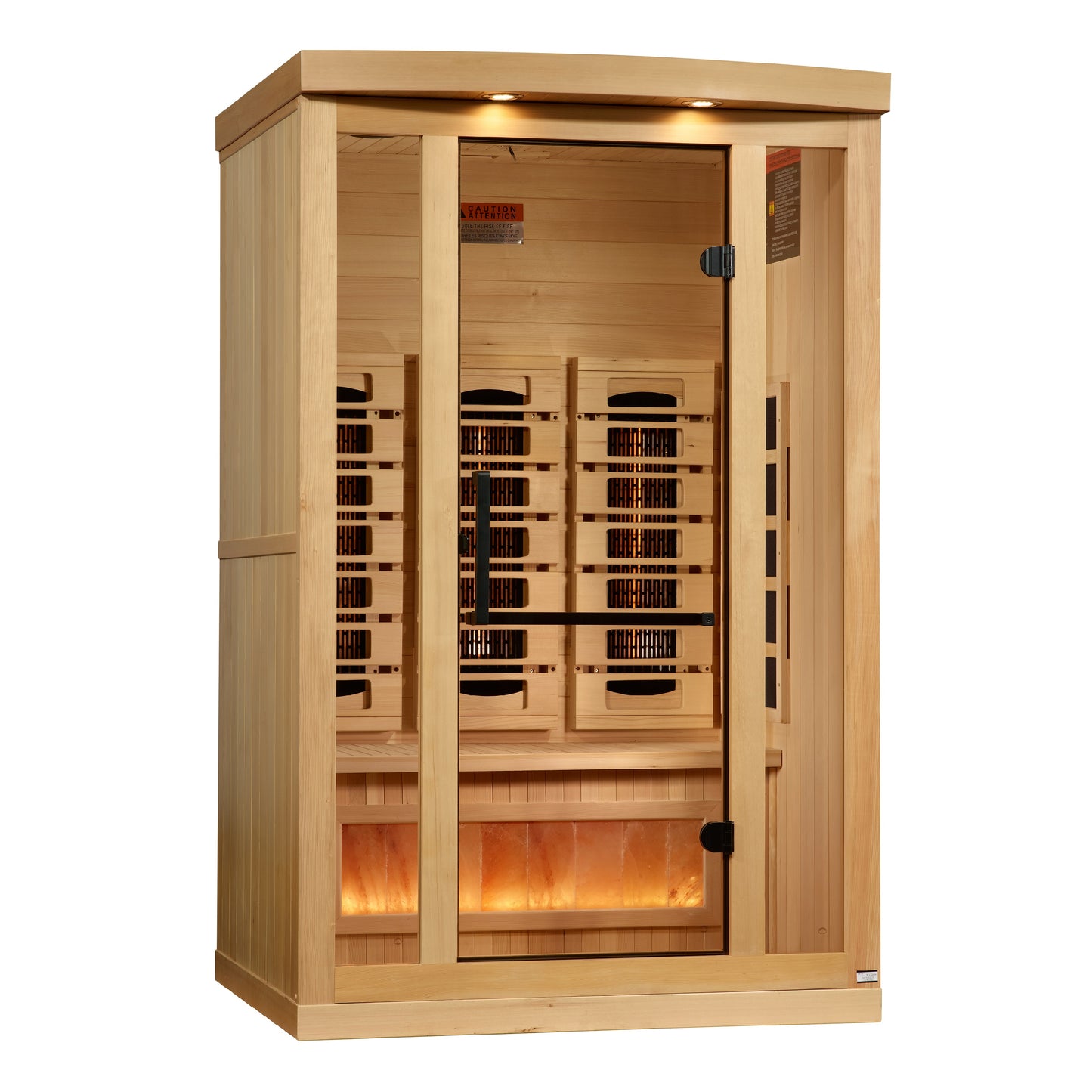 Golden Designs Full-Spectrum Near Zero EMF Far IR Sauna 2 Person GDI-8020-03