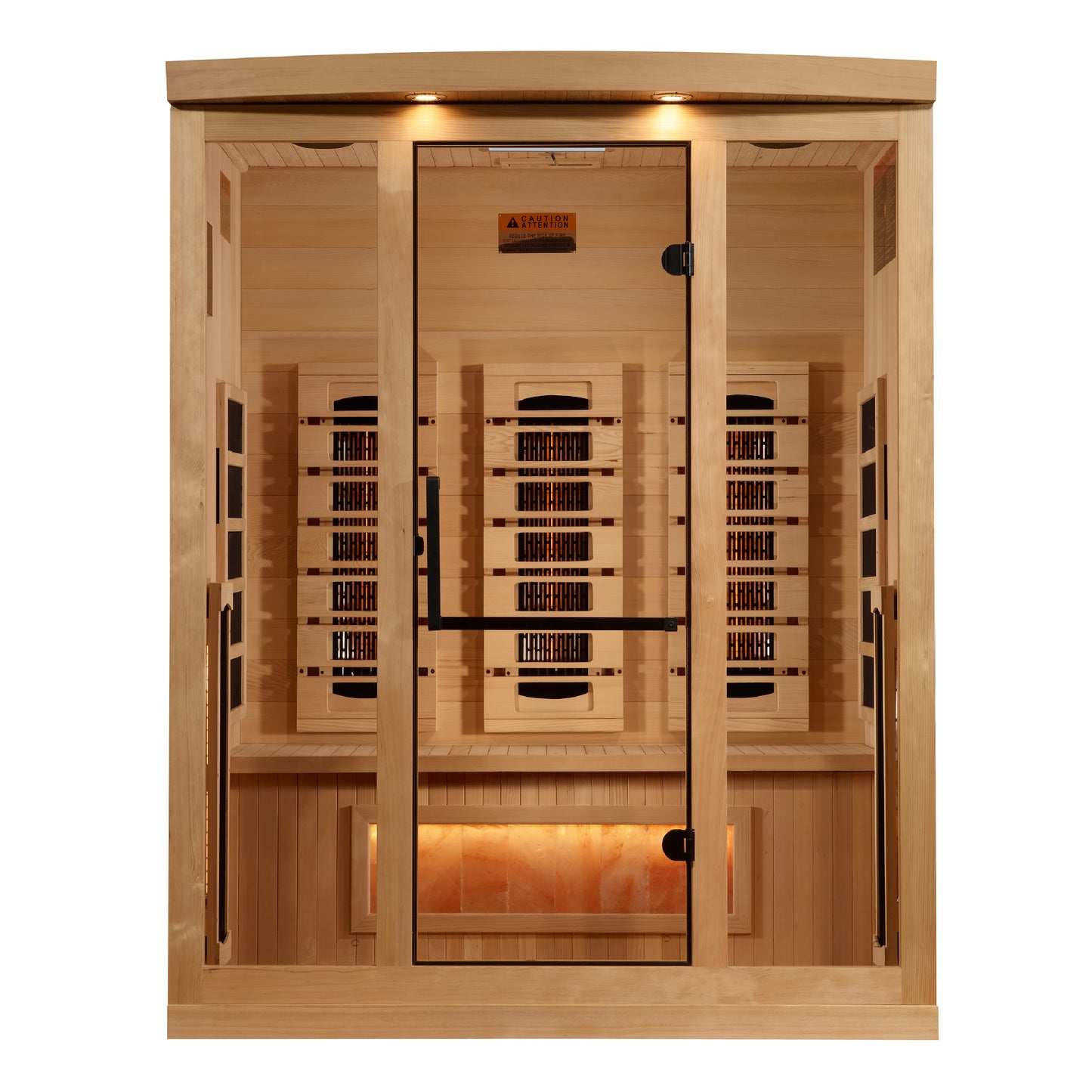 8030-03 Salt, Full-Spectrum - 0EMF Far IR Sauna 3 Person
