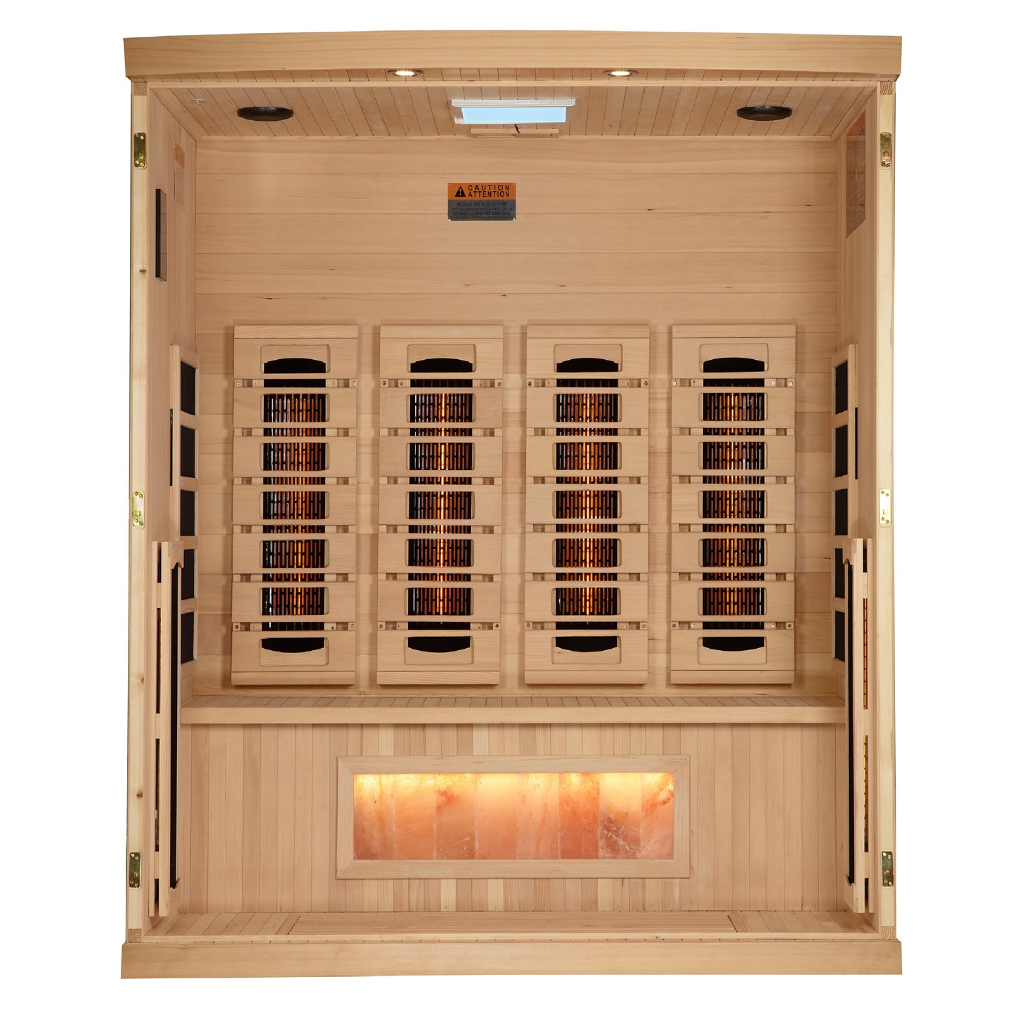 Golden Designs 4-person Reserve Edition 8040-03 Full Spectrum with Himalayan Salt Bar