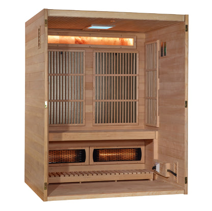 GDINA 3 Person Indoor Hybrid Sauna FS + STOVE