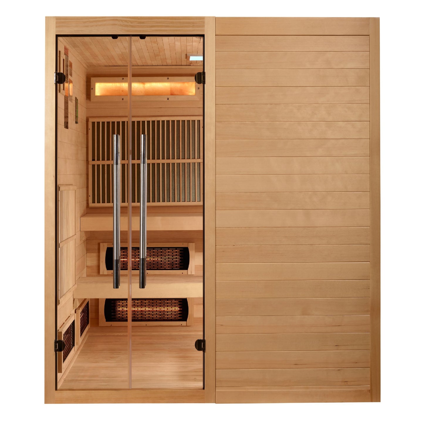 2025 Toledo GDI-8360-01 6 Per Hybrid Sauna (Indoor). Full Spectrum and Harvia Traditional Stove