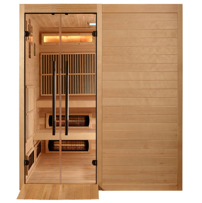 2025 Toledo GDI-8360-01 6 Per Hybrid Sauna (Indoor). Full Spectrum and Harvia Traditional Stove